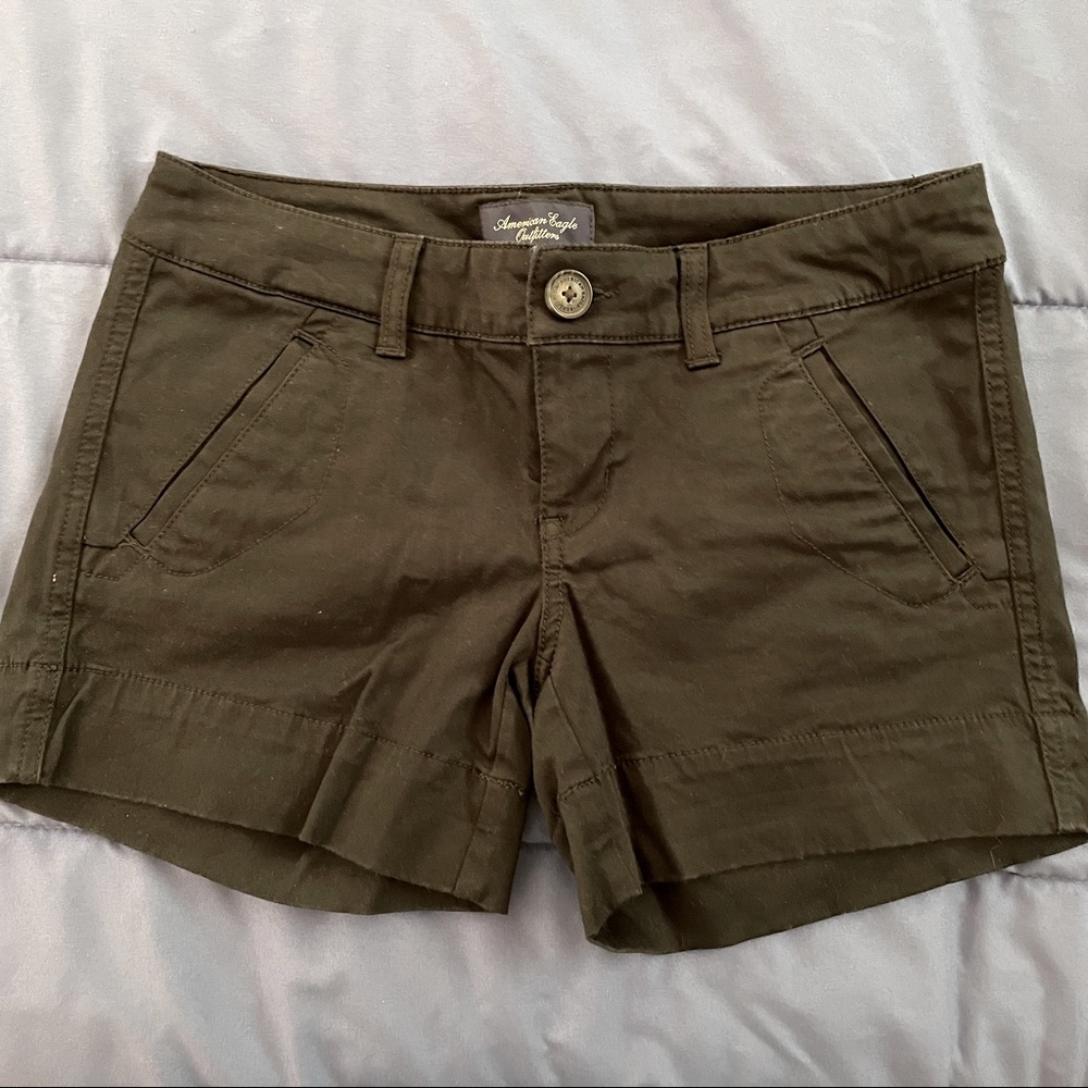 American Eagle Outfitters Olive Green Women's Shorts